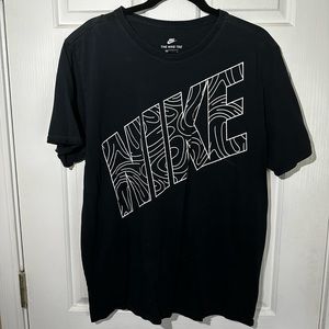 Black Nike Branded Tee - Sz XL - “The Nike Tee”